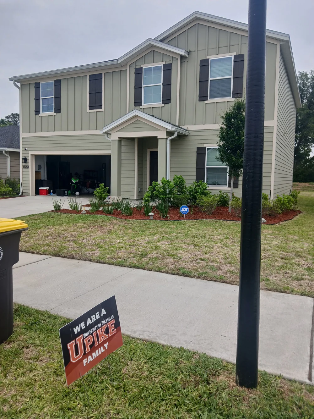 After lawn and landscape bed care: a refreshed front yard